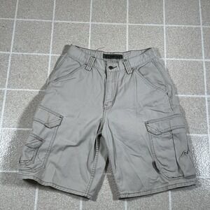 Levis Silvertab Shorts Mens 29 Khaki 12" Cargo Pockets Vintage Y2K Baggy Skater